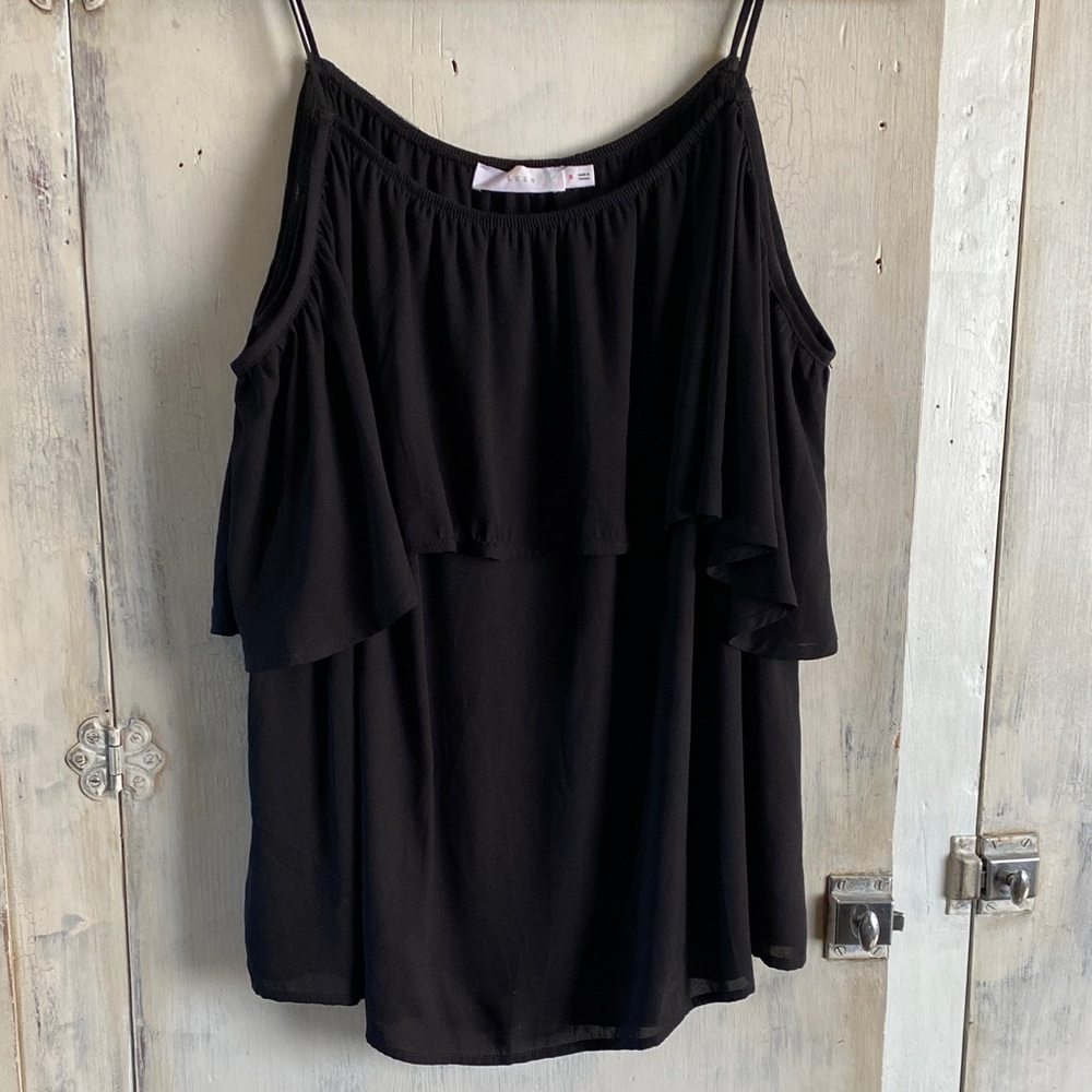 Lush Black Off The Shoulder Top
